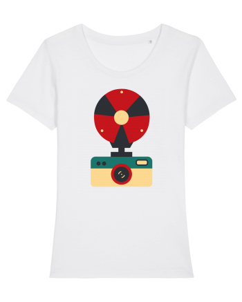 Aparat Foto Retro Vintage White