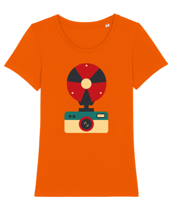 Aparat Foto Retro Vintage Bright Orange