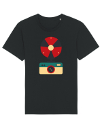 Aparat Foto Retro Vintage Tricou mânecă scurtă Unisex Rocker