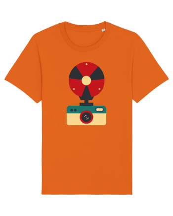 Aparat Foto Retro Vintage Bright Orange
