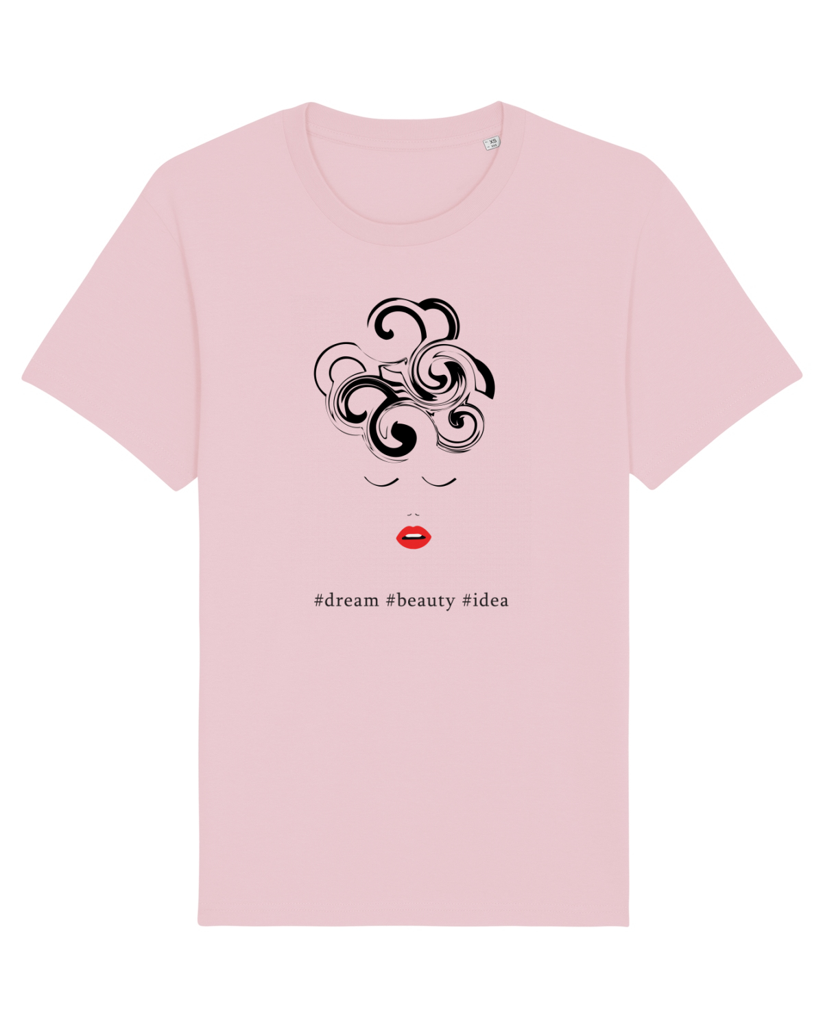 Tricou mânecă scurtă Unisex Rocker Cotton Pink