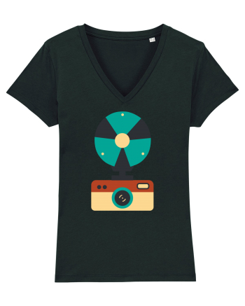 Aparat Foto Retro Vintage Black