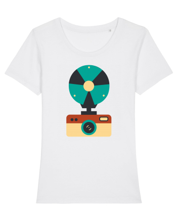 Aparat Foto Retro Vintage White