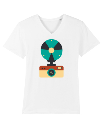 Aparat Foto Retro Vintage White