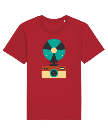 Aparat Foto Retro Vintage Red
