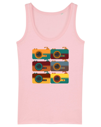 Aparat Foto Retro Vintage Cotton Pink