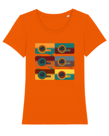 Aparat Foto Retro Vintage Bright Orange