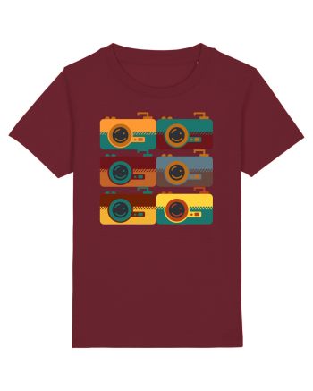Aparat Foto Retro Vintage Burgundy