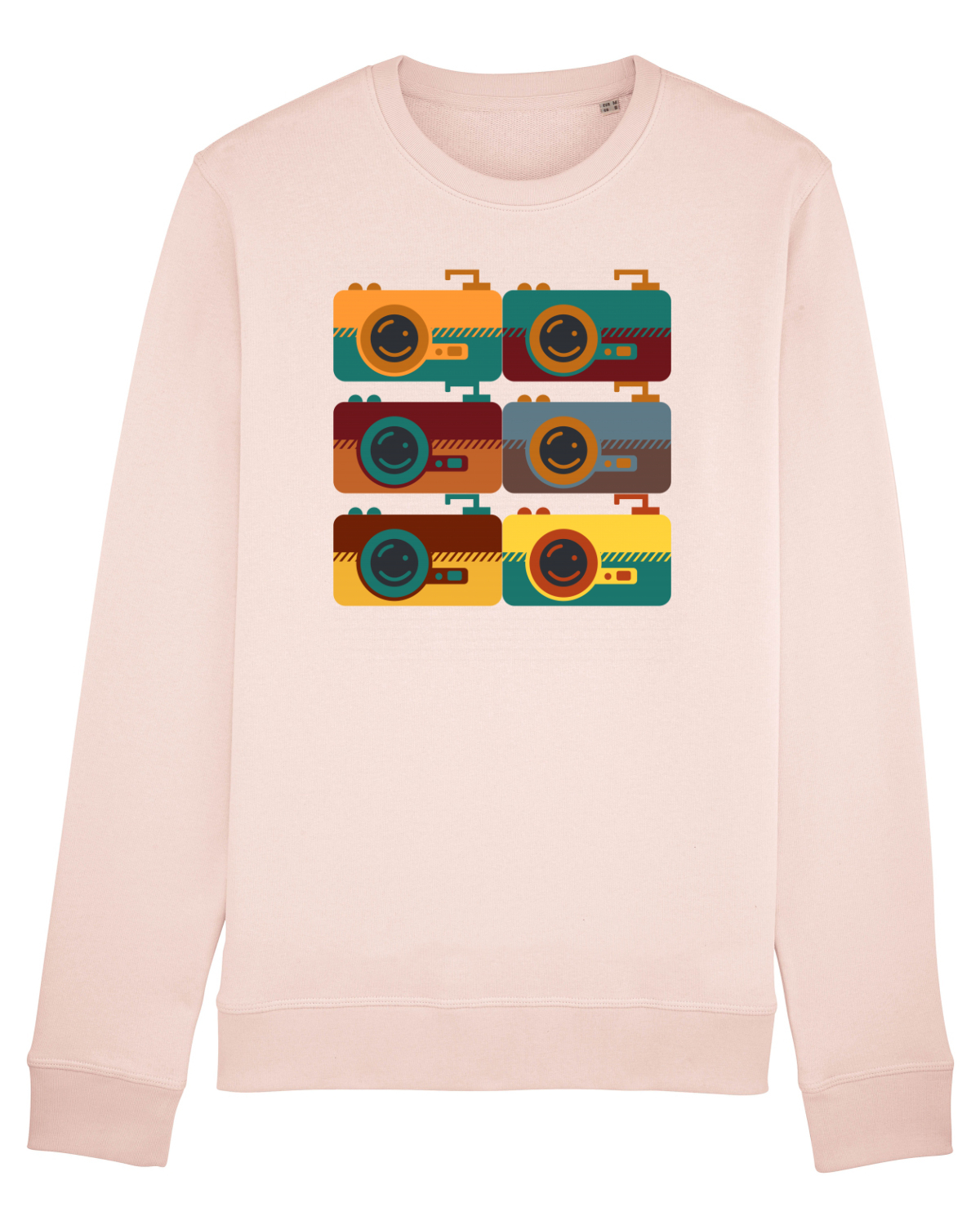 Bluză mânecă lungă Unisex Rise Candy Pink