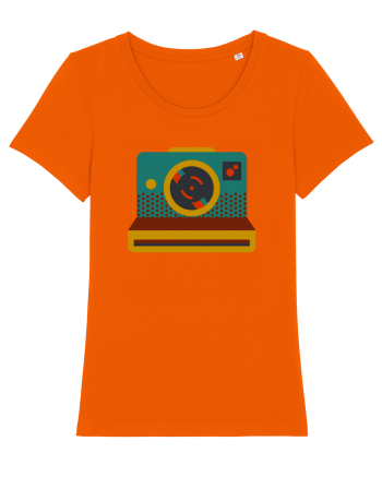 Aparat Foto Retro Vintage Bright Orange