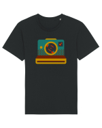 Aparat Foto Retro Vintage Tricou mânecă scurtă Unisex Rocker
