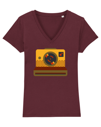 Aparat Foto Retro Vintage Burgundy