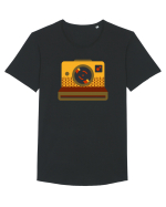 Aparat Foto Retro Vintage Tricou mânecă scurtă guler larg Bărbat Skater