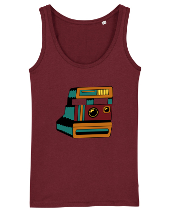 Aparat Foto Retro Vintage Burgundy