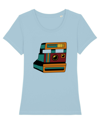 Aparat Foto Retro Vintage Sky Blue