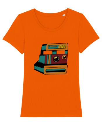 Aparat Foto Retro Vintage Bright Orange