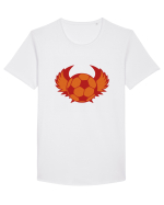Pentru Iubitorii De Football  Tricou mânecă scurtă guler larg Bărbat Skater