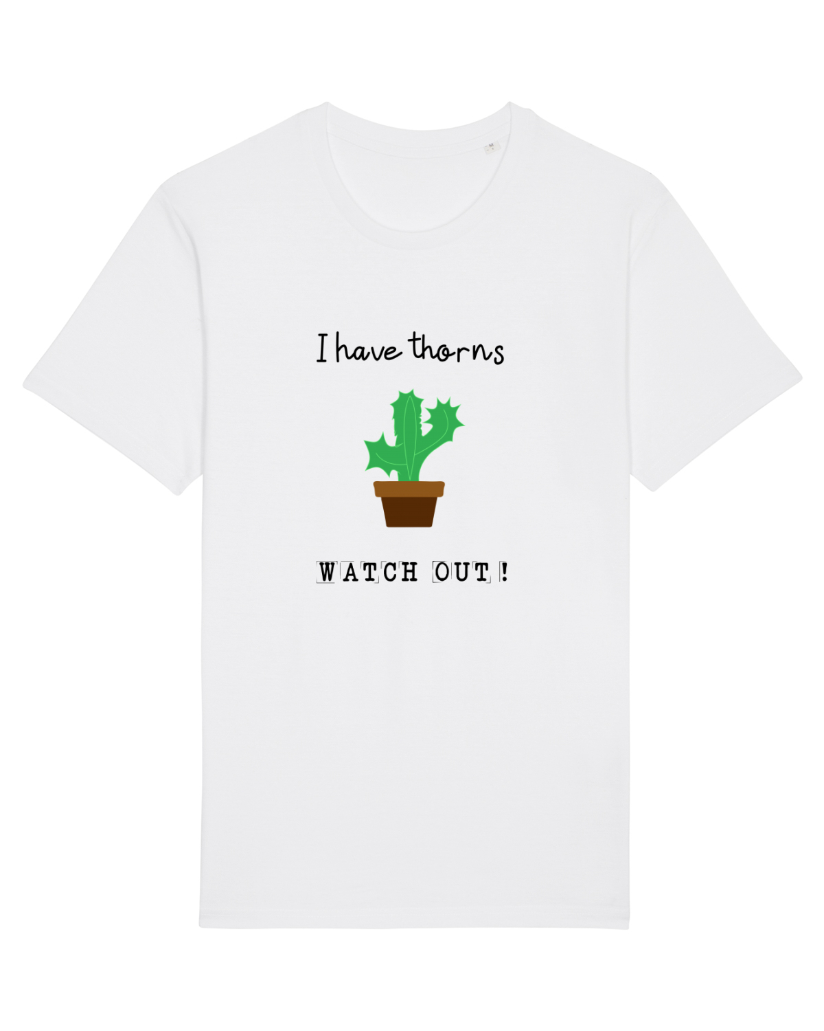 Tricou mânecă scurtă Unisex Rocker White