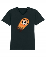 Pentru Iubitorii De Football  Tricou mânecă scurtă guler V Bărbat Presenter