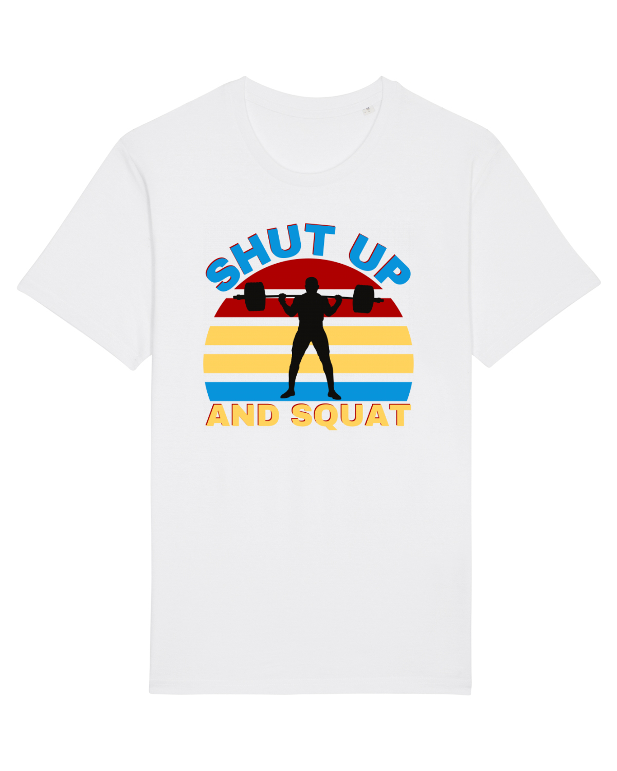 Tricou mânecă scurtă Unisex Rocker White