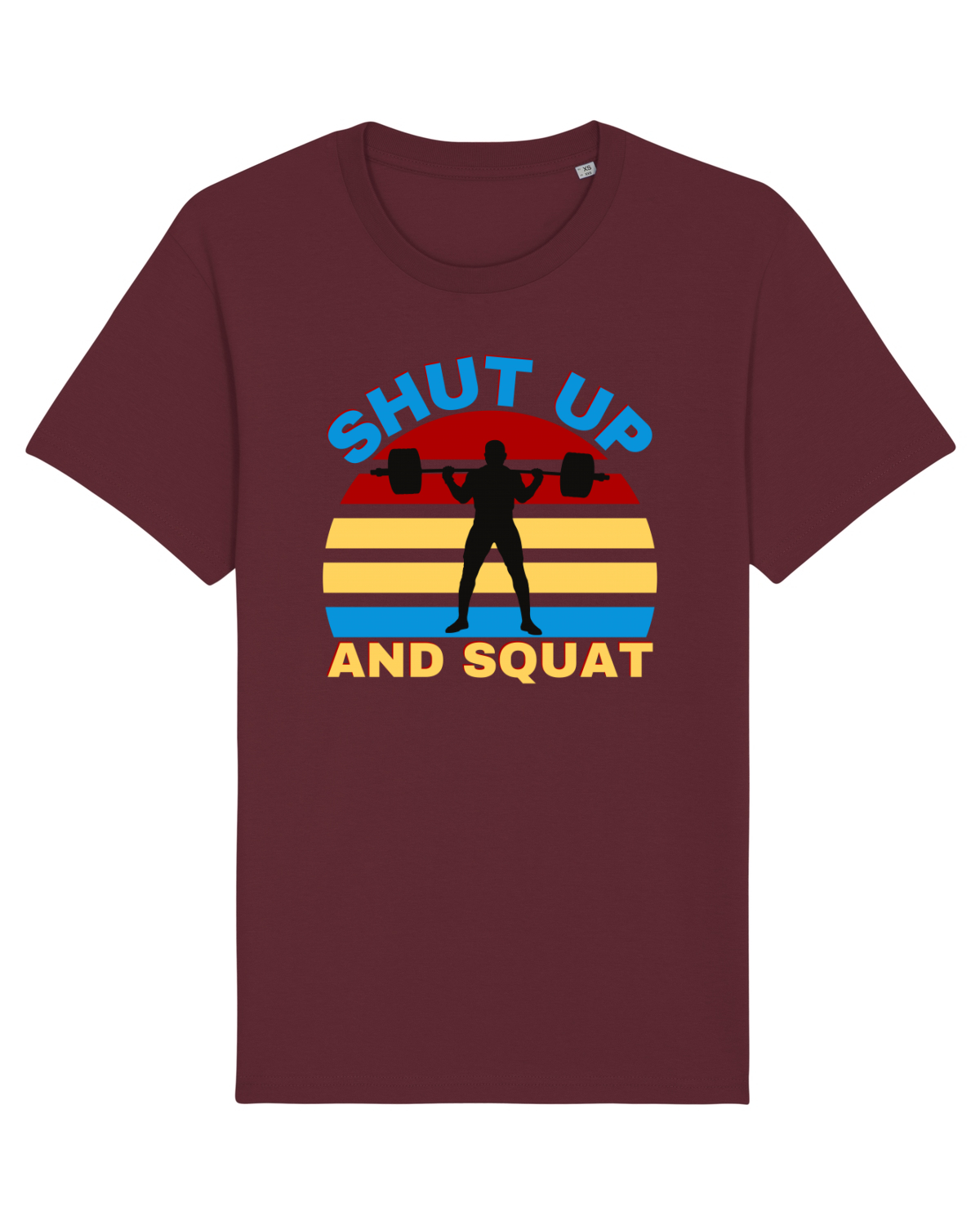 Tricou mânecă scurtă Unisex Rocker Burgundy
