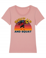 Gym Lovers Tricou mânecă scurtă guler larg fitted Damă Expresser