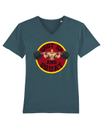 Gym Lovers Tricou mânecă scurtă guler V Bărbat Presenter