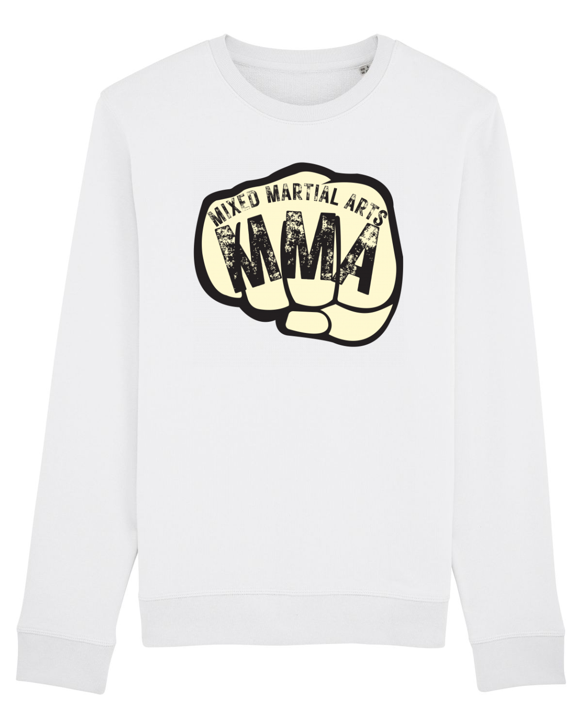 Bluză mânecă lungă Unisex Rise White