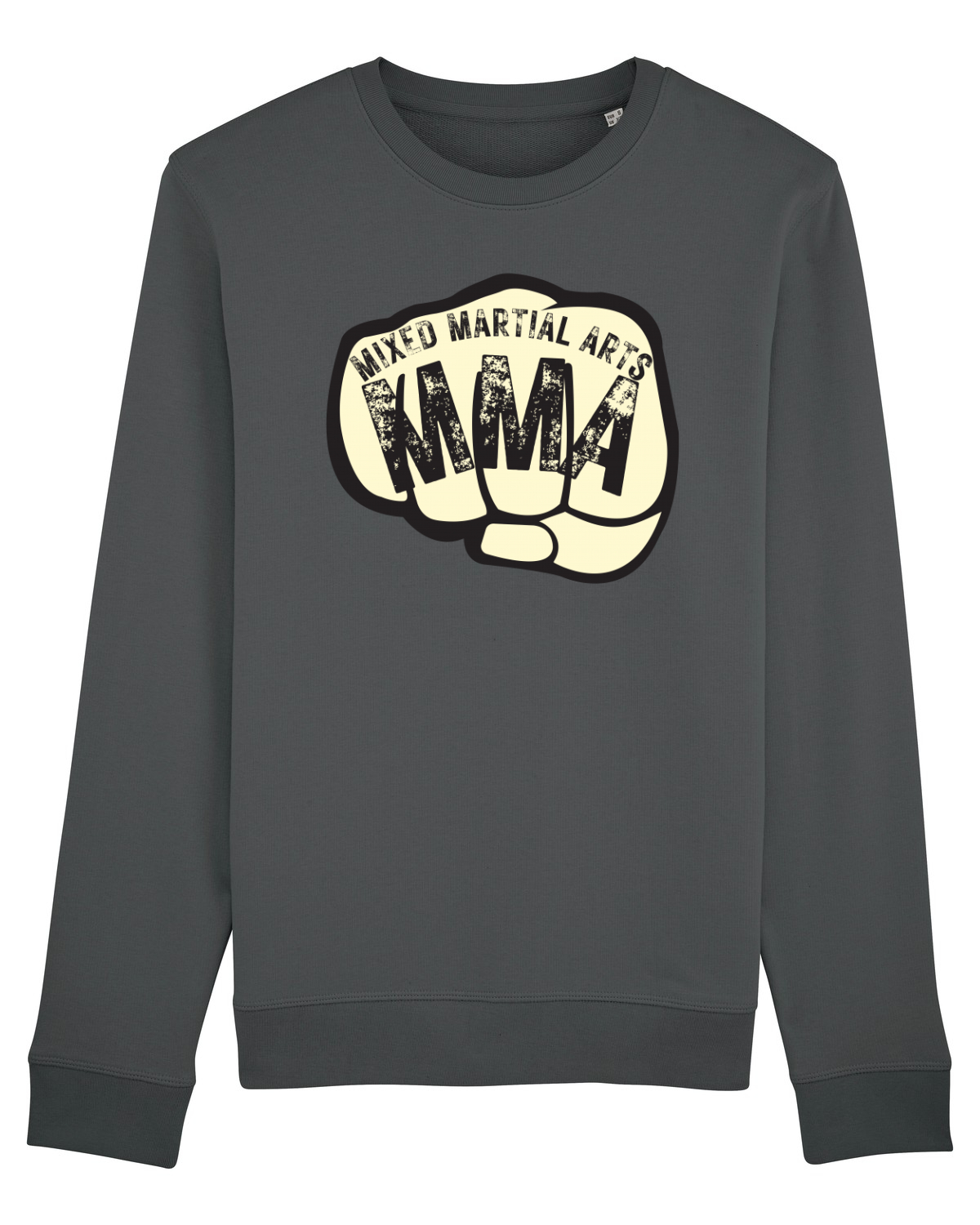 Bluză mânecă lungă Unisex Rise Anthracite
