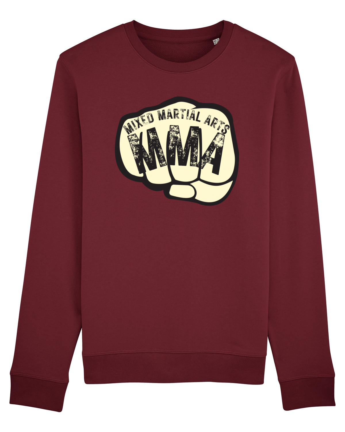 Bluză mânecă lungă Unisex Rise Burgundy