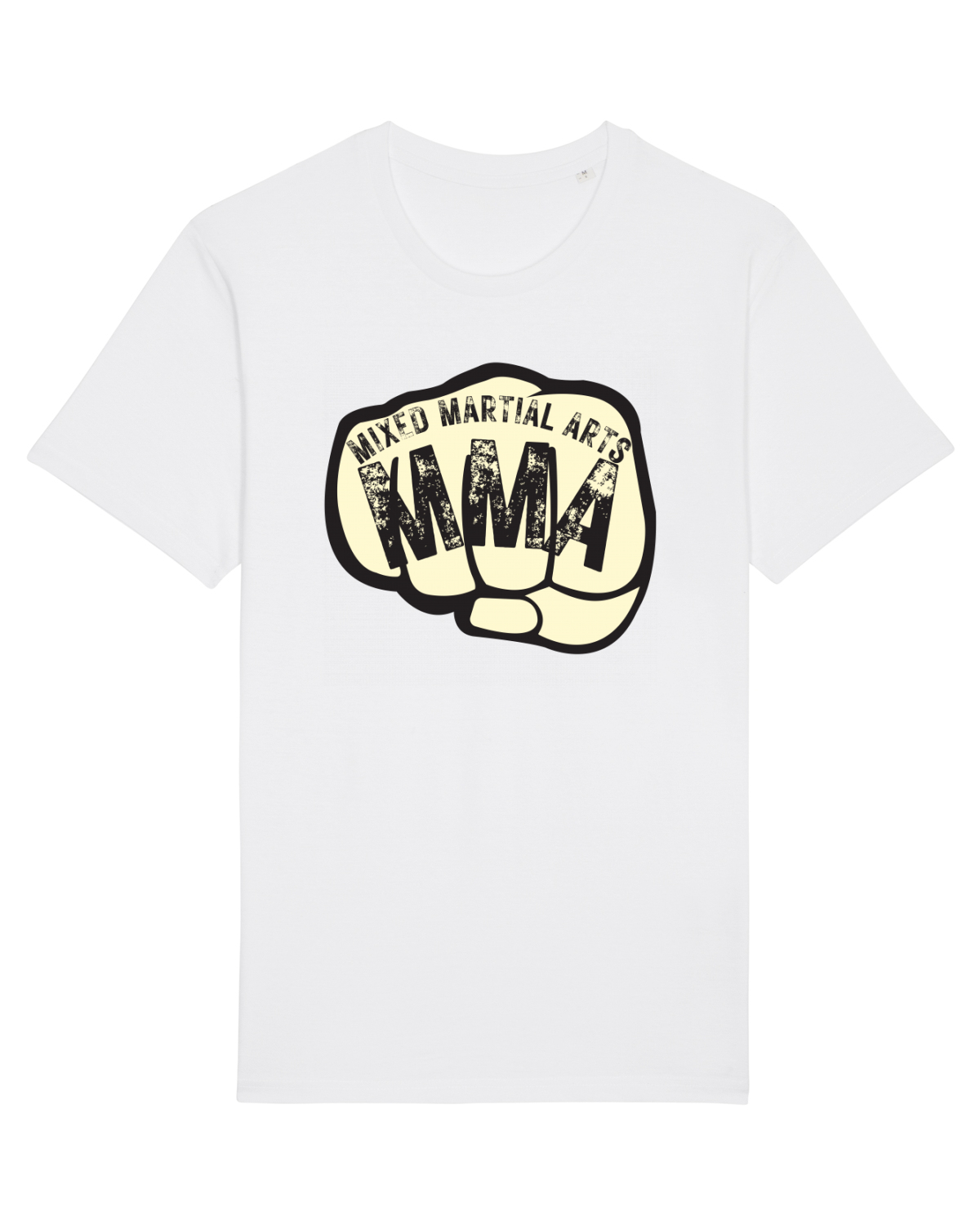 Tricou mânecă scurtă Unisex Rocker White