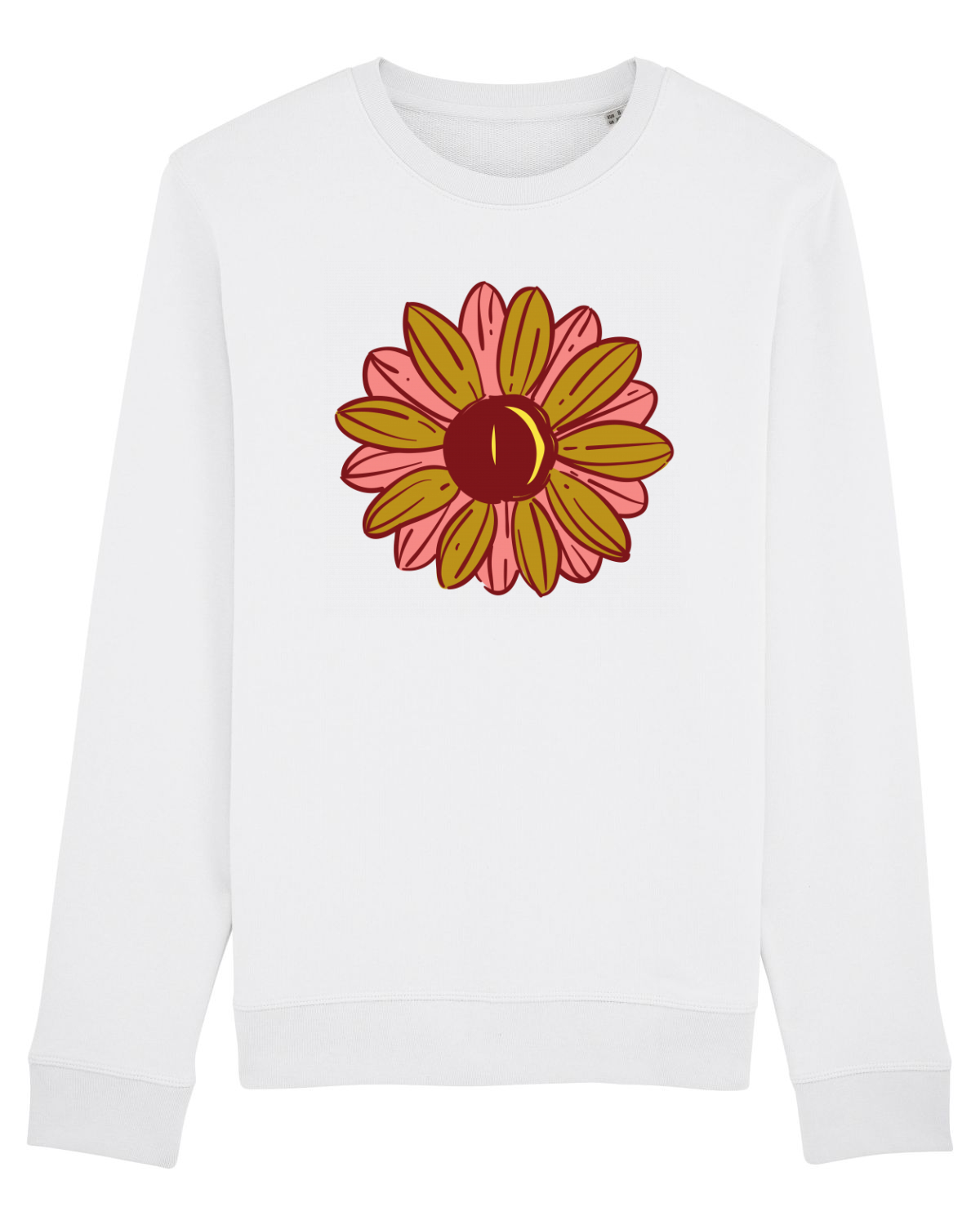 Bluză mânecă lungă Unisex Rise White