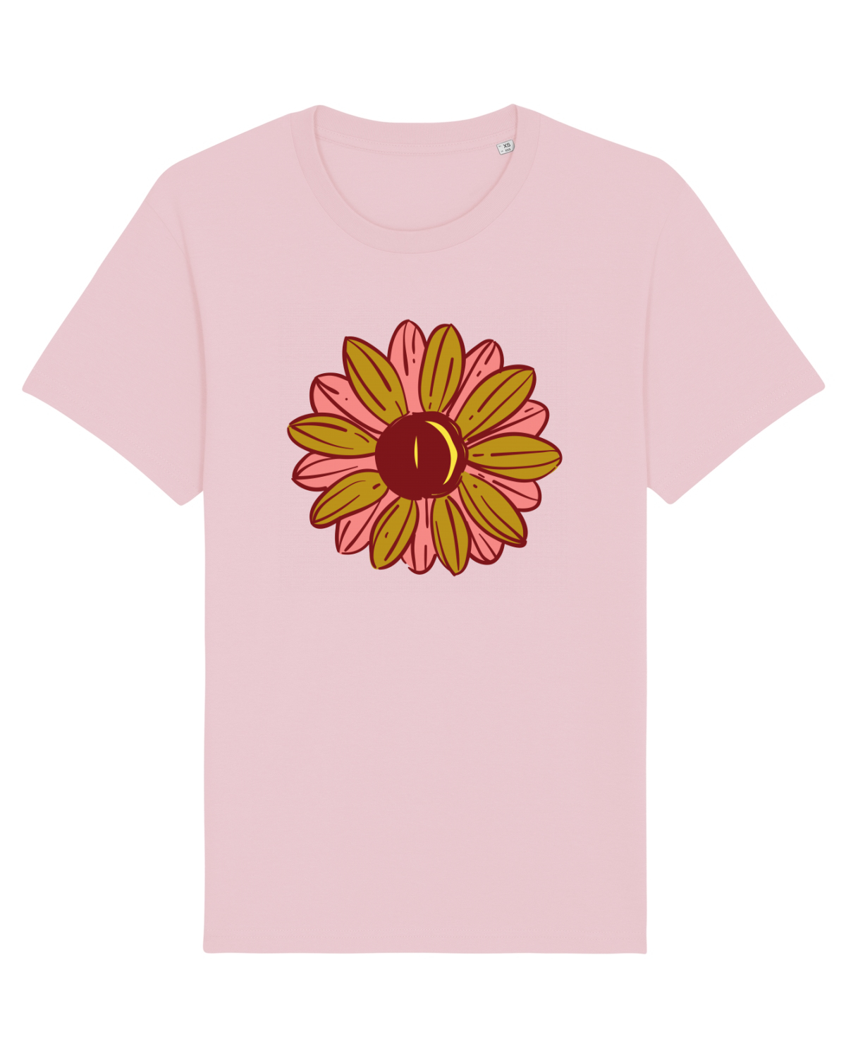 Tricou mânecă scurtă Unisex Rocker Cotton Pink