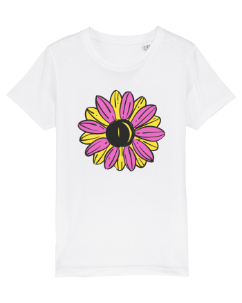 Retro Vintage Flower White