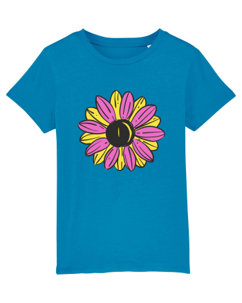 Retro Vintage Flower Azur