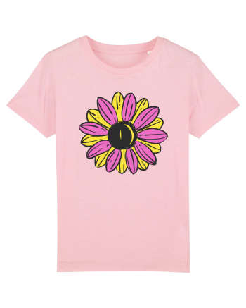 Retro Vintage Flower Cotton Pink