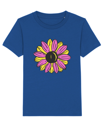 Retro Vintage Flower Majorelle Blue