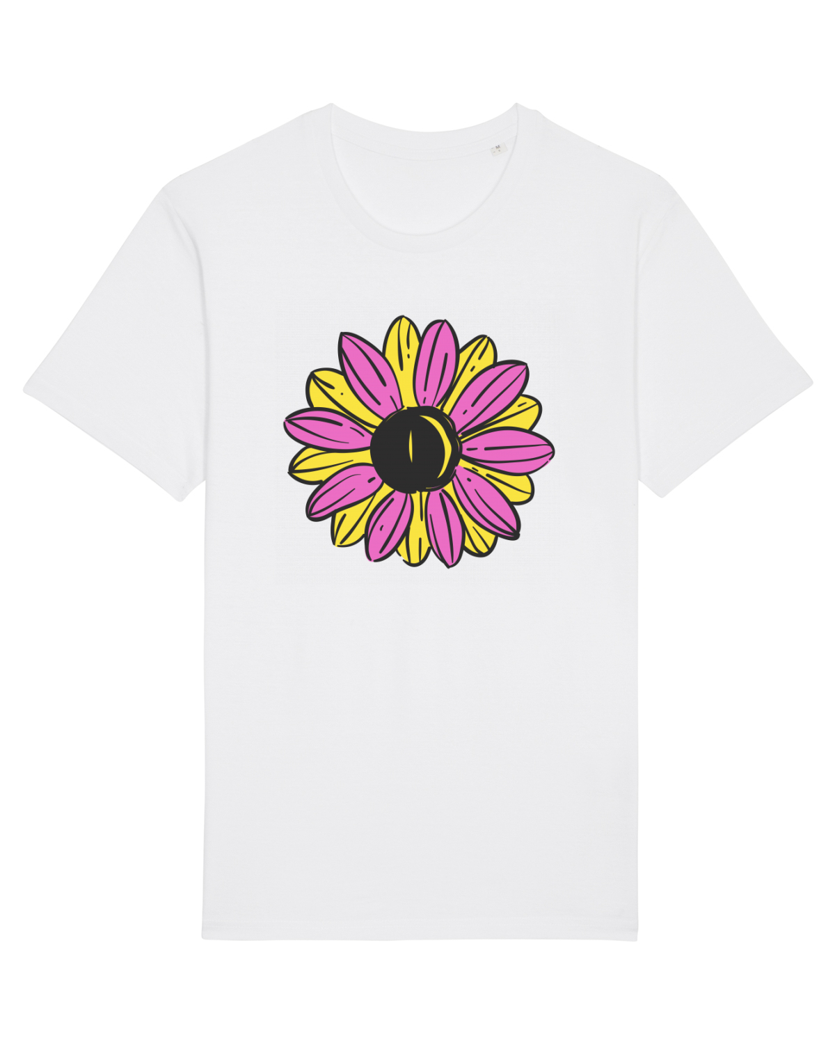 Tricou mânecă scurtă Unisex Rocker White