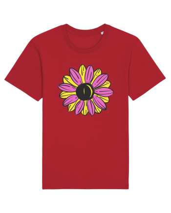 Retro Vintage Flower Red