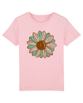 Retro Vintage Flower Cotton Pink