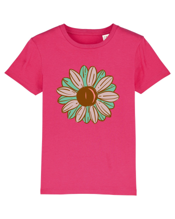 Retro Vintage Flower Raspberry