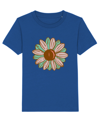 Retro Vintage Flower Majorelle Blue