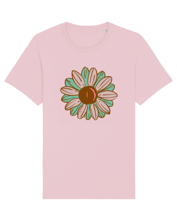 Retro Vintage Flower Cotton Pink