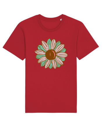 Retro Vintage Flower Red
