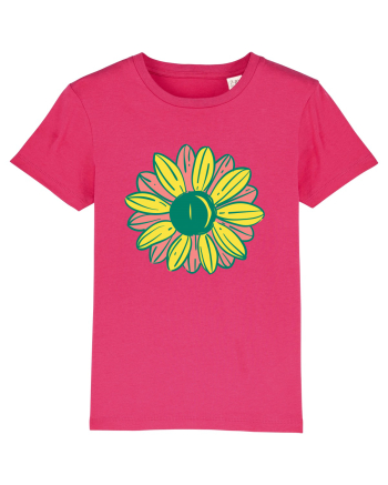 Retro Vintage Flower Raspberry