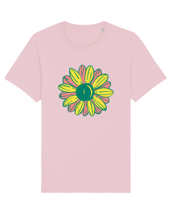Retro Vintage Flower Cotton Pink