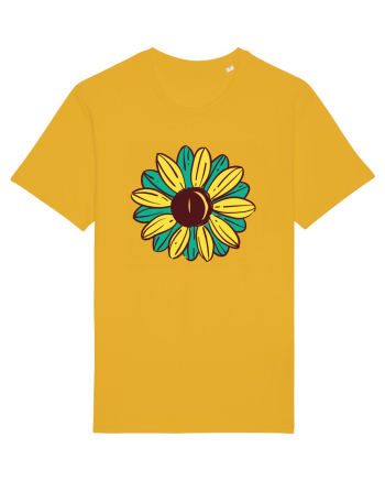Retro Vintage Flower Spectra Yellow