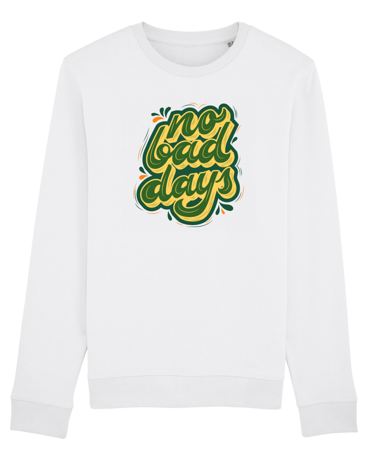 Bluză mânecă lungă Unisex Rise White