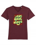 No Bad Days Tricou mânecă scurtă guler V Bărbat Presenter