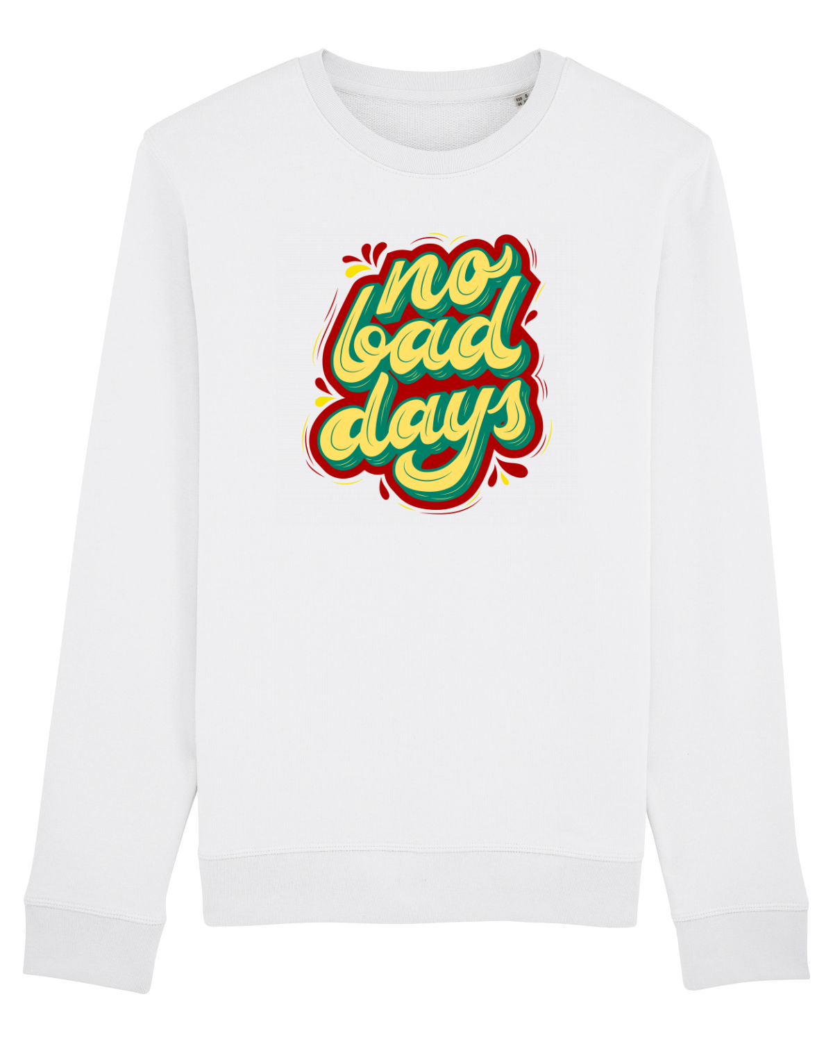 Bluză mânecă lungă Unisex Rise White